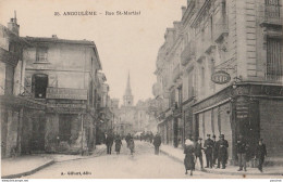 N1-16) ANGOULEME - RUE SAINT MARTIAL -  (ANIMEE - 2 SCANS) - Angouleme