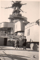 Photographie Photo Amateur Vintage Snapshot Algérie Marine Bateau Militaire - Bateaux