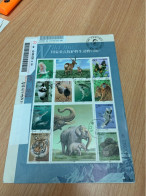 China Stamp 2000-3 Postally Used Cover Butterfly Tiger Pandas Birds - Briefe U. Dokumente