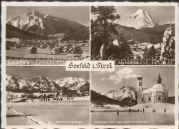 71542297 Seefeld Tirol Eislaufplatz Seekirchlein Hocheder Hohe Munde Wetterstein - Other & Unclassified