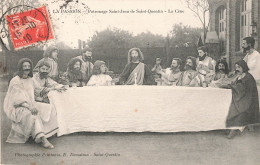 02 Saint Quentin La Passion , Patronage Saint Jean , La Cène CPA Cachet 1910 - Saint Quentin