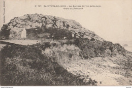 29) SAINT POL DE LEON - LES ROCHERS DE L'ILOT DE SAINTE ANNE - GREVE DE PAIMPOUL - (2 SCANS) - Saint-Pol-de-Léon