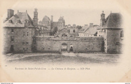 29) ENVIRONS  DE  SAINT POL DE LEON - LE CHATEAU DE KERJEAN   - (2 SCANS) - Saint-Pol-de-Léon