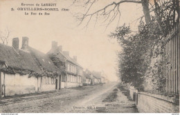 60) ENVIRONS DE LASSIGNY -  ORVILLERS - SOREL (OISE) LA  RUE DU BAS  - (2 SCANS) - Other & Unclassified