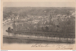 29) CHATEAULIN - VUE GENERALE - (OBLITERATION DE 1902 - 2 SCANS) - Châteaulin