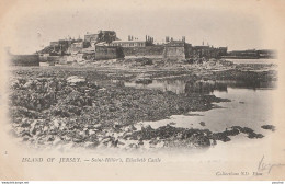  ISLAND OF JERSEY SAINT HELIER'S ELISABETH CASTLE - (OBLITERATION DE 1902 - 2 SCANS) - Sonstige & Ohne Zuordnung