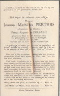 Niel, Terhagen, Joanna Peeters, Delbaen,1947 - Andachtsbilder