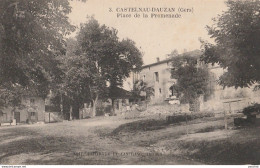 32) CASTELNAU D ' AUZAN (GERS) PLACE DE LA  PROMENADE -  (2 SCANS) - Other & Unclassified