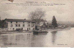 01) THOISSEY (AIN)  LE PORT - COMMERCE DE TOILES AVEC L'ESPAGNE  - (2 SCANS) - Non Classés