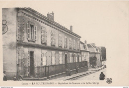 23) LA SOUTERRAINE (CREUSE) ORPHELINAT DU SAUVEUR ET DE LA SAINTE  VIERGE  - (ANIMEE - HABITANTS - 2  SCANS) - La Souterraine