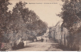 08-19) EGLETONS (CORREZE) AVENUE DE BORIE  - (ANIMEE - PROMENEURS - 2 SCANS) - Egletons