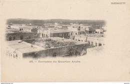 07- DJIBOUTI - TERRASSES DU QUARTIER ARABE - (2 SCANS) - Djibouti