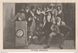 O4- CIRQUE - CLOWN  - ARTISTES  AMBULANTS  - (CLOWNS - MUSIQUE - ACCORDEON - 2 SCANS) - Cirque