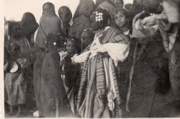 Photographie Photo Amateur Vintage Snapshot Algérie Ghat Fillettes - Africa