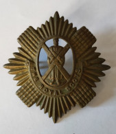 Insigne De Casquette Royal Scots WW1  (Écossais) - 1914-18