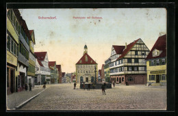 AK Schorndorf, Marktplatz Mit Rathaus  - Schorndorf