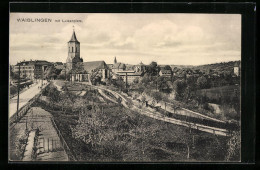 AK Waiblingen, Stadtansicht Mit Dem Luisenplatz  - Waiblingen