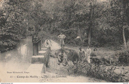 10) CAMP DE MAILLY - LA PECHE AUX ECREVISSES - (2 SCANS) - Mailly-le-Camp