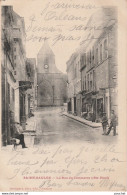 P23-58) SAINT-SAULGE (NIEVRE) LA RUE DU COMMERCE - (ANIMEE - HABITANTS  - OBLITERATION DE 1904 - 2 SCANS) - Autres & Non Classés