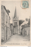 P21-45) LA CHAPELLE SAINT MESMIN (LOIRET) RUE DE L' EGLiSE - (ANIMEE - HABITANT) - Autres & Non Classés