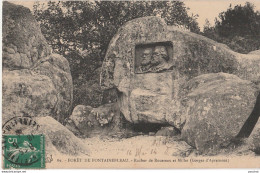 P20-77) FORET DE FONTAINEBLEAU - ROCHER DE ROUSSEAU ET MILLET (GORGES D'APREMONT) - Fontainebleau