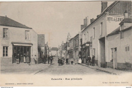 P20-45) OUTARVILLE (LOIRET) RUE PRINCIPALE - (ANIMEE - HABITANTS - 2 SCANS) - Autres & Non Classés