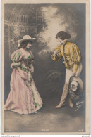 P19- COUPLE DE FEMMES - IDYLLE - PAR MANUEL , PARIS - (OBLITERATION DE 1905 - 2 SCANS) - Femmes