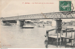 P18-91) JUVISY (ESSONNE)  LE PONT PRIS DE LA RIVE DROITE - Juvisy-sur-Orge