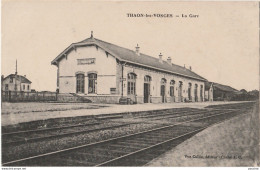 P13-88) THAON LES VOSGES -  LA GARE - (2 SCANS) - Thaon Les Vosges