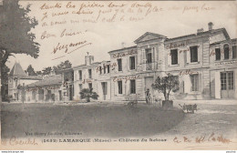 P5-33) LAMARQUE (MEDOC) CHATEAU DU RETOUR - ANIMEE - JARDINIER - (2 SCANS) - Andere & Zonder Classificatie