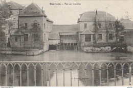 P2-80) DOULLENS -VUE SUR L' AUTHIE  - (2 SCANS) - Doullens