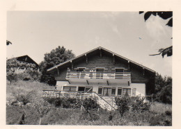 Photographie Photo Amateur Vintage Snapshot St Gervais Haute Savoie Chalet 74 - Places
