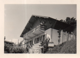 Photographie Photo Amateur Vintage Snapshot St Gervais Haute Savoie Chalet 74 - Lieux