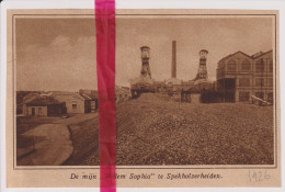 Spekholzerheiden - Mijn Willem Sophia - Orig. Knipsel Coupure Tijdschrift Magazine - 1926 - Unclassified