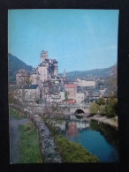 Cp, 12, Estaing, Face Est Du Château, Vierge , Ed. Bellaflor, N° 20121 - Autres & Non Classés