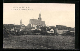 CPA Sulz U. W., Partie B. D. Evangel. L'Église  - Sonstige & Ohne Zuordnung