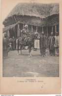CAMEROUN - L'ONCLE DU SULTAN A CHEVAL  + OBLITERATION KRAG - PARIS JEUX OLYMPIQUE 1924 - (3 SCANS) - Kamerun