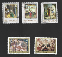 Polska Poland Timbres Lot 5 Stamps Postzegel Polen Htje - Sonstige & Ohne Zuordnung