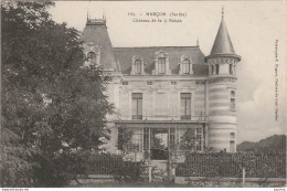 P25-72) MARCON (SARTHE) CHATEAU DE LA (+) CROIX BOISEE  BOISEE -  (2 SCANS) - Other & Unclassified