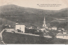 P25-69) SAINT VINCENT DE REINS (RHONE) VUE GENERALE  (COTE OUEST) - (2 SCANS) - Autres & Non Classés