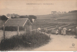 P25-91) LONGUEVILLE - LES CRESSONNIERES - (ANIMEE - PERSONNAGES - OUVRIERS - LANDAU -  (2 SCANS) - Autres & Non Classés