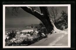 AK Dornbirn-Oberdorf, Blick Auf Den Eingeschneiten Ort  - Other & Unclassified