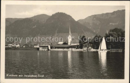 71542078 Walchsee Tirol Strandbad Segelboot  Walchsee - Altri & Non Classificati