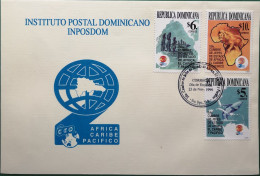 Dominikanische Republik 1999 FDC 3 Konferenzen Afrika/Karibik/Pazifik - Dominicaine (République)