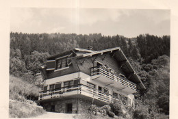 Photographie Photo Amateur Vintage Snapshot St Gervais Haute Savoie Chalet 74 - Lieux