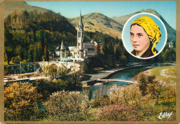 France Lourdes La Basilique Et La Gave - Lourdes