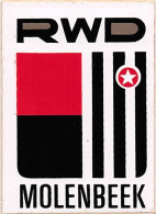 Football - Autocollant, Sticker, RWD Molenbeek. - Format 10.0x 7.0 Cm - Advertising