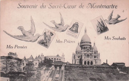 75 - PARIS - Souvenir Du Sacré Coeur De Montmartre - 1921 - Sacré-Coeur