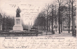 ANVERS - ANTWERPEN - Souvenir D'Anvers - La Statue Leys Et Le Square Marie Louise - 1901 - Antwerpen