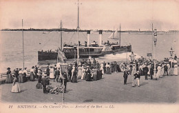 Hampshire - SOUTHSEA - On Clarence Pier - Arrival Of The Boat - Southsea